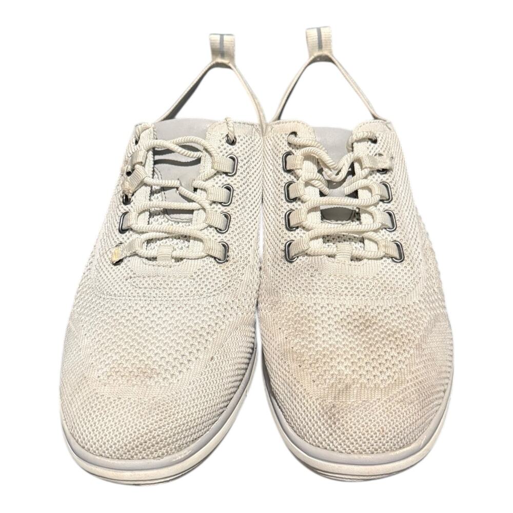 Johnston Murphy Men’s Knit Top Sneakers White Size 11.5 M B22 59 3618 - Picture 4 of 9